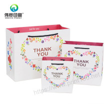 New Luxury Design Custom Bridesmaid Paper Printing Gift Bag with Twist Handles